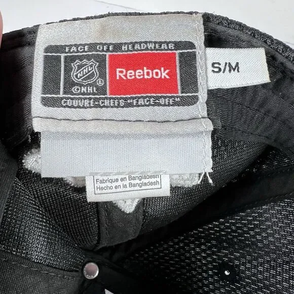 Reebok NHL Hockey 2017 All-Star Game Los Angeles Black S/M Fitted Hat Cap - Picture 8 of 8